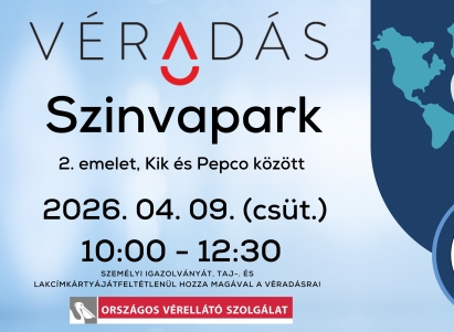 Véradás és nyereményjáték a Szinvaparkban