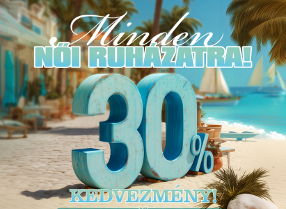 30% kedvezmény női ruhákra a Hádában
