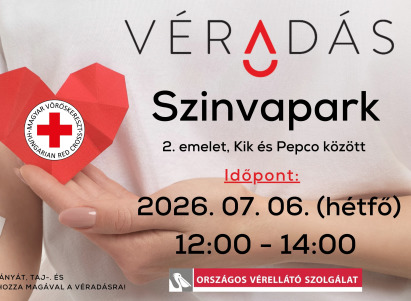 Véradás a Szinvaparkban