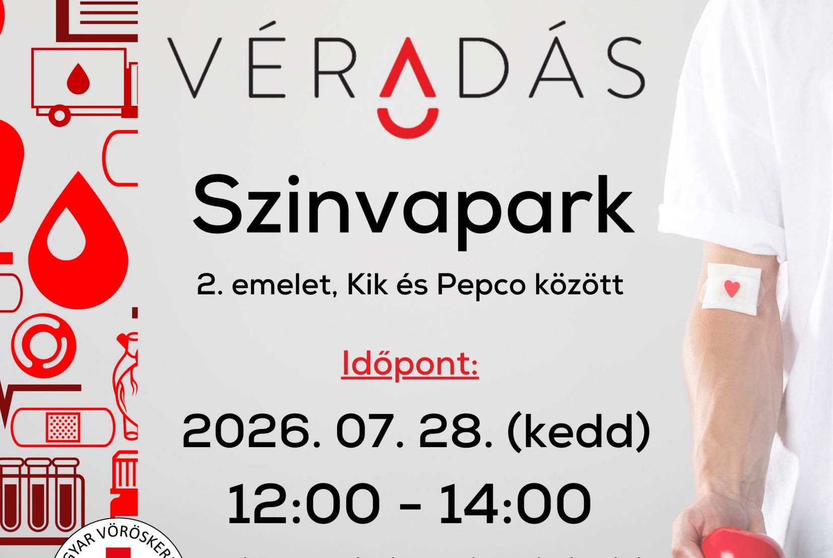 Júliusi véradás a Szinvaparkban