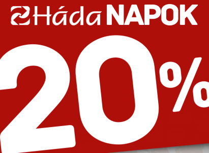 Háda Napok 20% kedvezménnyel